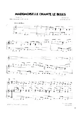 télécharger la partition d'accordéon Mademoiselle chante le blues (Chant : Patricia Kaas) (Blues) au format PDF
