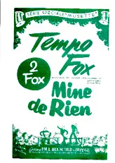 télécharger la partition d'accordéon Tempo Fox (Orchestration) au format PDF