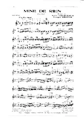 télécharger la partition d'accordéon Mine de rien (Orchestration) (Fox Trot) au format PDF