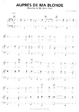 descargar la partitura para acordeón Auprès de ma blonde (Nearby to my dear one) (Folk) en formato PDF