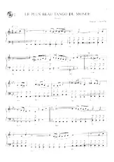télécharger la partition d'accordéon Le plus beau tango du monde (Arrangement : Manu Maugain) (Chant : Tino Rossi) au format PDF