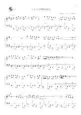 télécharger la partition d'accordéon La Lambada (Arrangement : Manu Maugain) (Chant : Kaoma) au format PDF
