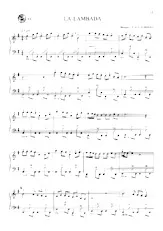 descargar la partitura para acordeón La Lambada (Arrangement : Manu Maugain) (Chant : Kaoma) en formato PDF