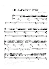 download the accordion score Le carrosse d'or (Pop Folk) in PDF format