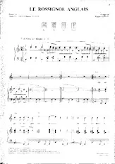 scarica la spartito per fisarmonica Le rossignol Anglais (Valse) in formato PDF