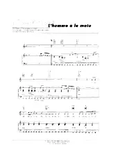 descargar la partitura para acordeón L'homme à la moto (Black denim trousers and motorcycle boots) (Chant : Edith Piaf) (Pop) en formato PDF