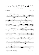 télécharger la partition d'accordéon Las Calles de Madrid (Orchestration Complète) (Paso Doble) au format PDF