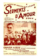 download the accordion score Serments d'amour (Créé par : Quintin Verdu et son Orchestre) (Orchestration) (Tango) in PDF format