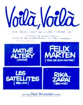 descargar la partitura para acordeón Voilà Voilà (Mon rêve C'est de vivre comme ça) (Chant : Mathé Altery / Félix Marten / Les Satellites / Rika Zaraï) (Twist) en formato PDF