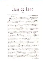 télécharger la partition d'accordéon Clair de lune (Tango) au format PDF