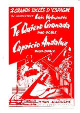 télécharger la partition d'accordéon Te quiero Granada (Orchestration Complète) (Paso Doble) au format PDF