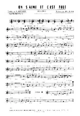 download the accordion score On s'aime et c'est tout (Boléro) in PDF format