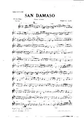 scarica la spartito per fisarmonica San Damaso (Orchestration) (Paso Doble) in formato PDF