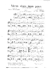 télécharger la partition d'accordéon Viens dans mon Pays (Arrangement : Charles Vernay) (Orchestration) (Valse Auvergnate) au format PDF