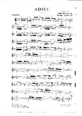 download the accordion score Adieu (Tango) in PDF format