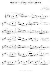 descargar la partitura para acordeón Musette dans mon coeur (Valse) en formato PDF