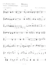 descargar la partitura para acordeón Mélodie en formato PDF