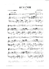 télécharger la partition d'accordéon Revenir (Créé : Guy Aeschlimann) (Orchestration) (Tango) au format PDF
