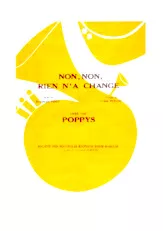 télécharger la partition d'accordéon Non non rien n'a changé (Chant : Poppys) (Disco) au format PDF