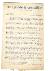 scarica la spartito per fisarmonica On a pendu la crémaillère (Chant : Fred Adison) (Fox Trot Humoristique) in formato PDF