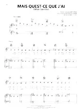 scarica la spartito per fisarmonica Mais qu'est ce que j'ai (What can I do) (Chant : Yves Montand) (Slow Fox) in formato PDF