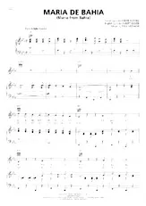 télécharger la partition d'accordéon Maria de Bahia (Maria from Bahia) (Chant : Ray Ventura) (Samba) au format PDF