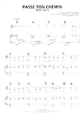 scarica la spartito per fisarmonica Passe ton chemin (Back track) (Pop) in formato PDF
