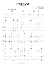 download the accordion score Sans vous (No you) (Chant : Ray Ventura) (Jazz Pop) in PDF format