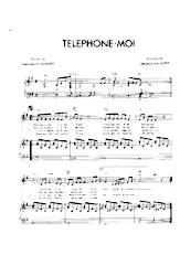 télécharger la partition d'accordéon Téléphone moi (Chant : Nicole Croisille) (Pop) au format PDF