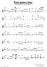 descargar la partitura para acordeón Petit boléro bleu (Boléro Instrumental) en formato PDF