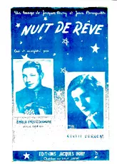 télécharger la partition d'accordéon Nuit de rêve (Créé par : Emile Prud'Homme / Odette Bergeal) (Tango Chanté) au format PDF