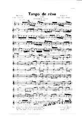 descargar la partitura para acordeón Tango de rêve  en formato PDF