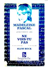 télécharger la partition d'accordéon Ne vois tu pas (Chant : Madeleine Pascal / Eurovision 1966) (Slow Rock) au format PDF