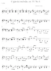 download the accordion score Cigànské melodie op 55 N°4 (Mélodie Tzigane) in PDF format