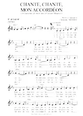 télécharger la partition d'accordéon Chante Chante Mon accordéon (Valse) au format PDF