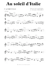 descargar la partitura para acordeón Au soleil d'Italie (Tarentelle) en formato PDF