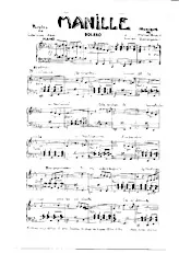 descargar la partitura para acordeón Manille (Boléro Chanté) en formato PDF