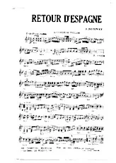 scarica la spartito per fisarmonica Retour d'Espagne (Orchestration) (Paso Doble) in formato PDF