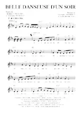scarica la spartito per fisarmonica Belle danseuse d'un soir (Cha Cha) in formato PDF