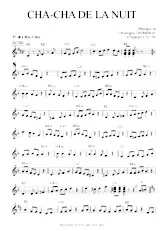 scarica la spartito per fisarmonica Cha Cha de la nuit in formato PDF