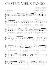 scarica la spartito per fisarmonica C'est un vieux tango in formato PDF