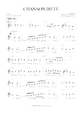 descargar la partitura para acordeón Chanson d'été (Rumba) en formato PDF