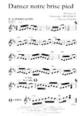 télécharger la partition d'accordéon Dansez notre brise pied (Polka Lente) au format PDF