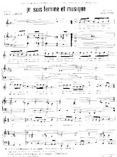 descargar la partitura para acordeón Je suis femme et musique en formato PDF