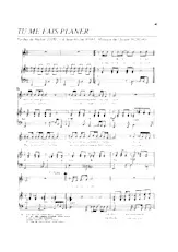 download the accordion score Tu me fais planer in PDF format