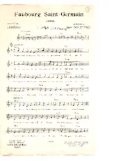 descargar la partitura para acordeón Faubourg Saint Germain (Chant : Georgette Plana) (Java) en formato PDF