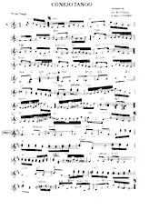 télécharger la partition d'accordéon Conejo Tango au format PDF
