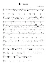 descargar la partitura para acordeón Hey Mama en formato PDF