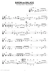télécharger la partition d'accordéon Baïon en balade (Instrumental) au format PDF