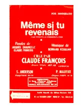 download the accordion score Même si tu revenais (Orchestration Complète) in PDF format